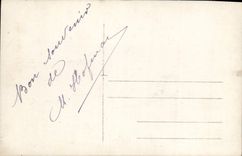 CARTE PHOTO Femme Chien