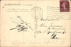 CPA Les Pyrenees Sur la Route du Pont d'Espagne 