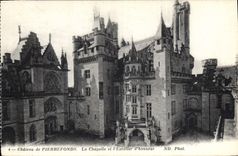 CPA Chateau de Pierrefonds La Chapelle et l'Escalier d'honneur 