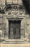 CPA Compiegne Porte de l'Eglise Saint Nicolas 