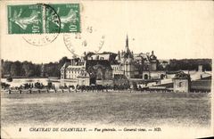 CPA Chateau de Chantilly Vue general 