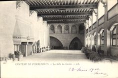CPA Chateau de Pierrefonds La Salle des Gardes 