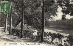 CPA Chantilly Vue sur l'Etang de Comelle 
