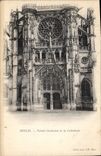 CPA Senlis Portail Occidental de la Cathedrale 