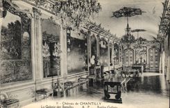 CPA Chateau de Chantilly La Galerie de Batailles 