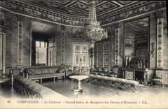 CPA Compiegne Le Chateau Grand Salon de Reception des Dames d'Honneur 