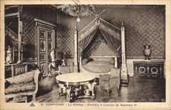 CPA Compiegne Le Chateau Chambre a Coucher de Napoleon 