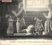 CPA Gizeux Interieur de l'Eglise Tombeau de Messir Rene du Bellay et de Dame 