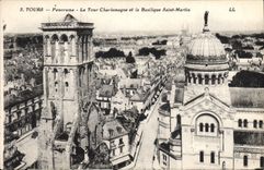 CPA Tours Panorama La Tour Charlemagne et la Saint Martin 