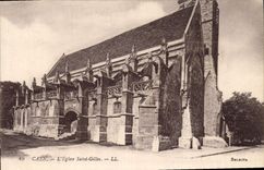 CPA Caen L'Eglise Saint Gilles 