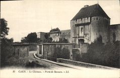 CPA Caen Le Chateau Porte de Secours 