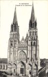 CPA Bayeux Facade de la Cathedrale 