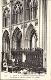 CPA Bayeux La Cathedrale Le Grand Aigle les Stalles 