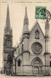 CPA La Delivrande calvados La Basilique Le Portail 