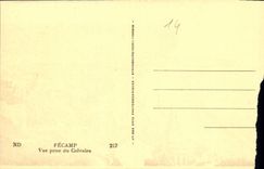CPA Fecamp vue prise du Calvaire 