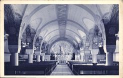 CPA La Basilique de Lisieux La Crypte Vue Generale 