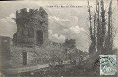 CPA Caen La Tour des Gens d'Armes 