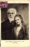 CPA Sainte Therese de L'Enfant Jesus a 15 ans et son pere 