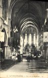 CPA La Delivrande Nef de la Basilique 