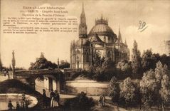 CPA Eure et Loir historique Dreux Chapelle Saint Louis Sepalture de la Famille d'Orleans 