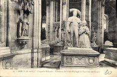 CPA Dreux E et L Chjapelle St Louis Tombeau de Louis Philippe et Pourtour du Choeur 