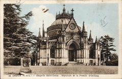 CPA Dreux E et L Chapelle Saint Louis Sepulture de la Famille d'Orleans 