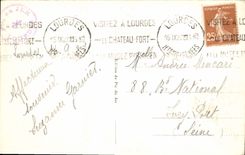 CPA Lourdes La Vallee d'Argeles vue prise du Pic du Jer 