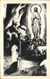 CPA Lourdes l'Apparition 