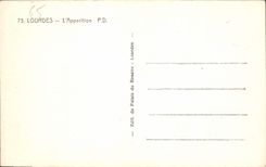 CPA Lourdes l'Apparition 