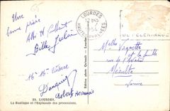 CPA Lourdes la Basilique et l'Esplanade des processions 