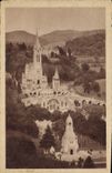 CPA Lourdes H P la Basilique et le Monument Interallie 