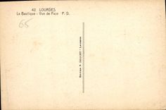 CPA Lourdes la Basilique vue de Face 