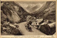 CPA Gavarnie le Chaos et les Sommets du Cirque de Gauche a droite Marbore le Casque la Faurre Breche