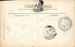 CPA Lourdes la Statue de Saint Michel et la Basilique 