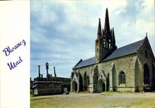 CPA Chapelle et Calvaire N D de Tronoen XV siecle 