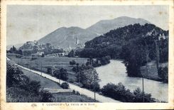 CPA Lourdes la Vallee et le Gave 