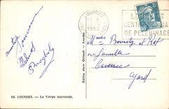 CPA Lourdes la Vierge Couronnee 