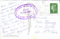 CPA Cauterets H p la cascade du Pont d'Espagne 