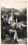 CPA Lourdes H P la Basilique 