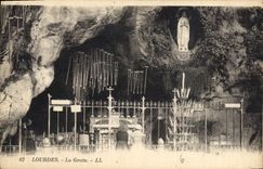 CPA Lourdes la Grotte 