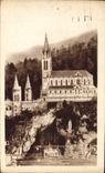 CPA Lourdes la Grotte et la Basilique 
