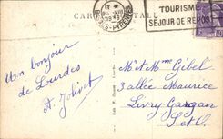 CPA Lourdes la Basilique et le Monument Interallie vus de Chateau Fort 