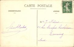 CPA Lourdes la Statue de Saint Michel la Croix des Bretons 