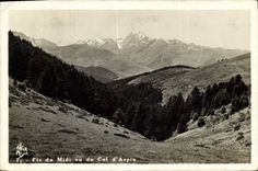 CPA Pic du Midi vu du Col d'Aspin 