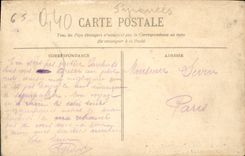 CPA Route de Cauterets vue prise du Pont de Meyaba le Pegnere 