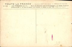 CPA Les Pyrenees H P Route de Gavarnie pres du Pont Napoleon la Gorge Tragique 