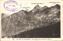 CPA Env de Cauterets vue prise du Col de Riou 
