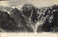 CPA Les Pyrenees Luz Bareges Montarrouye du Pic d'Ayre 