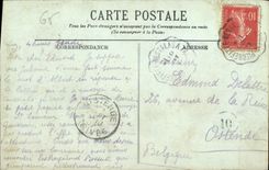 CPA Route de Gavarnie la Fausse Breche 