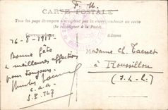 CPA Bonne Fete Femme Fleurs